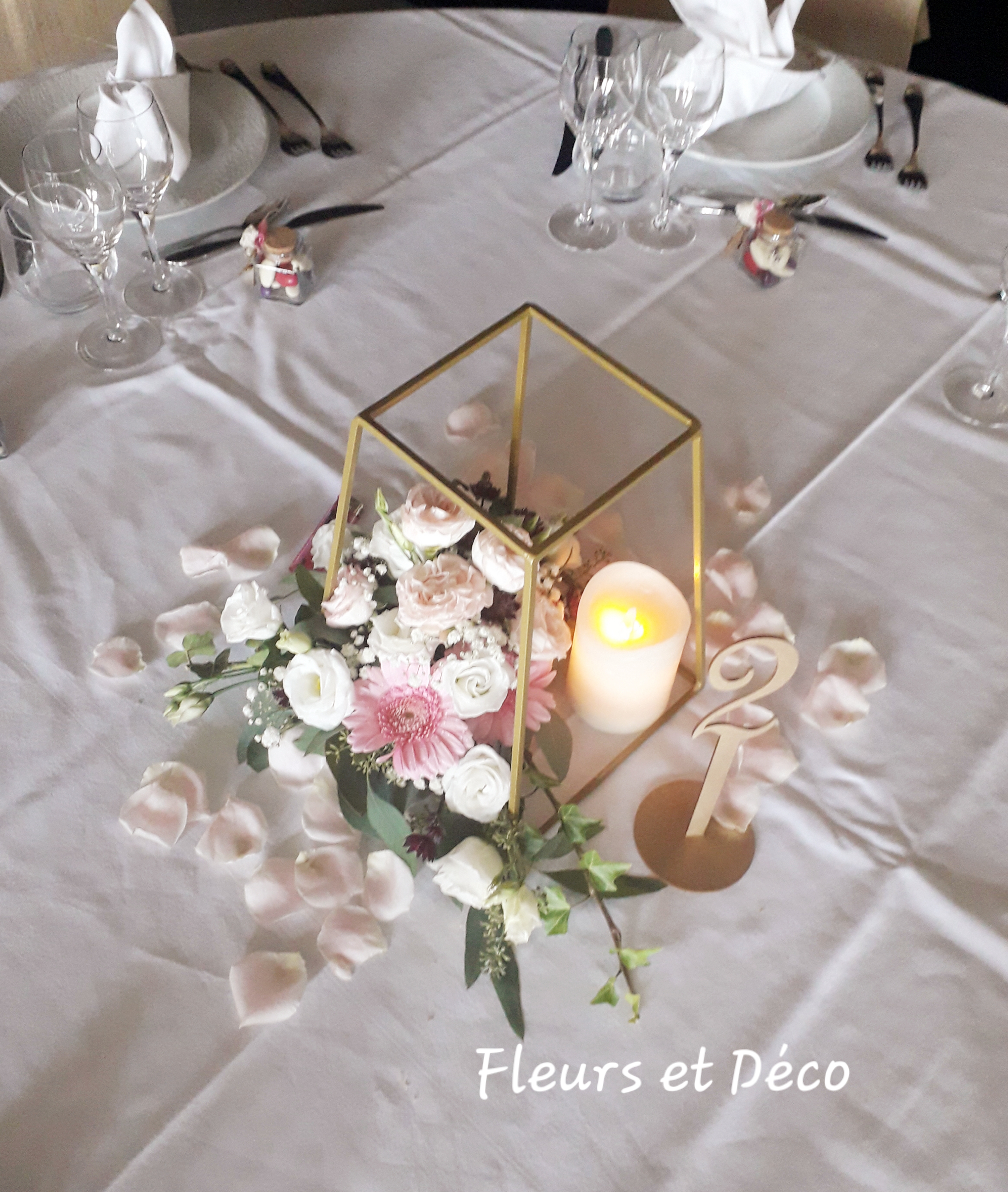 lanterne centre de table mariage